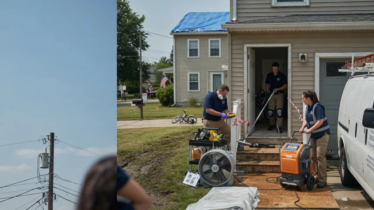 Water Damage Repair in Oldhams, VA near me